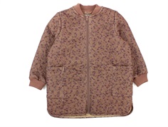 Wheat thermal jacket Helga watercolor flowers